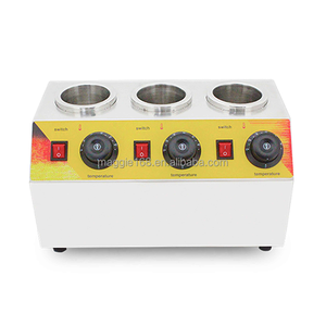 เครื่องทำซอสช็อคโกแลตไฟฟ้า220V/110V-50Hz/60Hz ขวดซอส3ขวดบีบเครื่องปรุง - Product Image 2