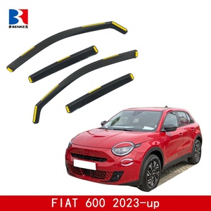 Déflecteurs de vent intérieurs pour FIAT 600/600E 2023+ - Pare-pluie pour fenêtres 4 portes - Visières anti-vent - Product Image 3