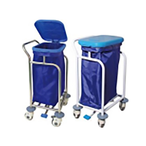 Harga Terbaik Troli Cucian Rumah Sakit Kereta Tabrakan Linen Bersih Murah Kereta Troli Limbah dengan Roda - Product Image 2