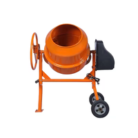 Nouvelle mini bétonnière portable 180L-240L avec moteur et pompe, haute puissance et déchargement manuel