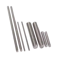 Produit de fixation en acier inoxydable 201/304/316 Boulons à tige filetée complète avec écrous et rondelles Goujons de catégorie DIN975