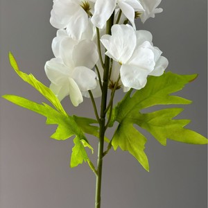 Delphinium artificiel de 1,2 m de haut, branche pour arrangement floral, décoration de mariage, fleur en soie plastique faite à la main - Product Image 4