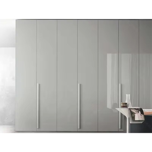 Armarios personalizados de piso a techo minimalistas modernos, armarios de una sola puerta para dormitorios enteros, parte de toda la casa - Product Image 6