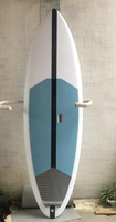 Planche de surf époxy en fibre de verre de carbone de toutes tailles personnalisée de qualité supérieure planche à pagaie debout pour les sports nautiques comprenant un accessoire d'aileron