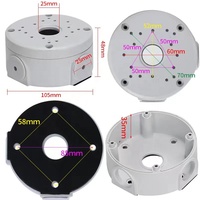 Caja de conexiones impermeable de aluminio IP65 de alta calidad para accesorios CCTV soporte de cámara