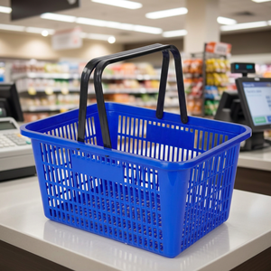 Cesta de Compras Apilable para Ahorrar Espacio en el Supermercado - Product Image 1
