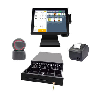 15.6inch All in One Cashier Pos Systems Cash Register Machine Terminal With <b>Printer</b> Drawer Single Touch Screen P - Product Image 1