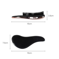 Marque privée de haute qualité masseur de poche de voyage personnalisé de luxe avec brosse de massage démêlante pour cheveux avec boîte
