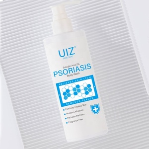 <span class=keywords><strong>Gel</strong></span> douche apaisant pour l'eczéma, nettoyant pour peaux sèches et irritées, traitement du <span class=keywords><strong>psoriasis</strong></span> avec acide salicylique, acide hyaluronique, aloès et romarin - Product Image 3