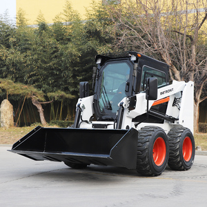 New CE EPA Compliant Mini <strong>Skid</strong> <strong>Steer</strong> Loader Kubota Diesel Engine Hydraulic Pump Front Loader Wheel Earth-Moving Machinery - Product Image 4