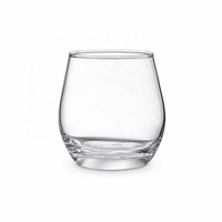 Verre à boire en verre blanc de 320 ml, verre à cocktail à fond plat pour bar, salon, restaurant, fête, décoration de table