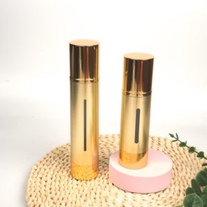 Môi trường thân thiện với nhựa Lotion chai không có không khí bơm Mặt kem 1oz 100ml <span class=keywords><strong>Frosted</strong></span> trắng phù hợp với gói mỹ phẩm - Product Image 1