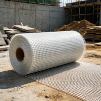 Rouleaux de maille en fibre de verre, maille de stuc, maille de verre pour murs, maille de fibre pour isolation des murs extérieurs, maille de fibre anti-fissuration pour la construction
