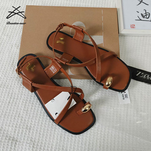 ZAR * nuovi sandali da <span class=keywords><strong>donna</strong></span> moda abbigliamento estivo quotidiano <span class=keywords><strong>antiscivolo</strong></span> Casual con fondo spesso da spiaggia semplici pantofole da <span class=keywords><strong>donna</strong></span> <span class=keywords><strong>scarpe</strong></span> sandali - Product Image 4