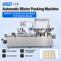 Machine d'emballage sous blister automatique haute vitesse pour capsules de miel en ALU et PVC, 20-50 fois/min, pour comprimés