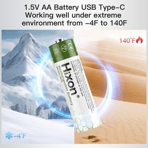 Новый дизайн 1,5 В AA перезаряжаемая литиевая батарея type-c порт 3000mWh батарея высокой емкости для бытовой техники - Product Image 3