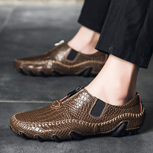 Zapatos de Vestir Clásicos para Hombre, Diseño con Cierre, de Cuero, Formales, para Oficina, Tallas 38-47 - Product Image 2