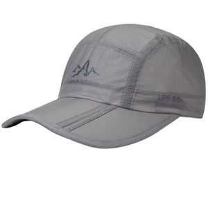 Chapeau hommes été parasol casquette à séchage rapide pliable chapeau <span class=keywords><strong>de</strong></span> soleil dames plage pêche protection uv casquette <span class=keywords><strong>de</strong></span> baseball - Product Image 1