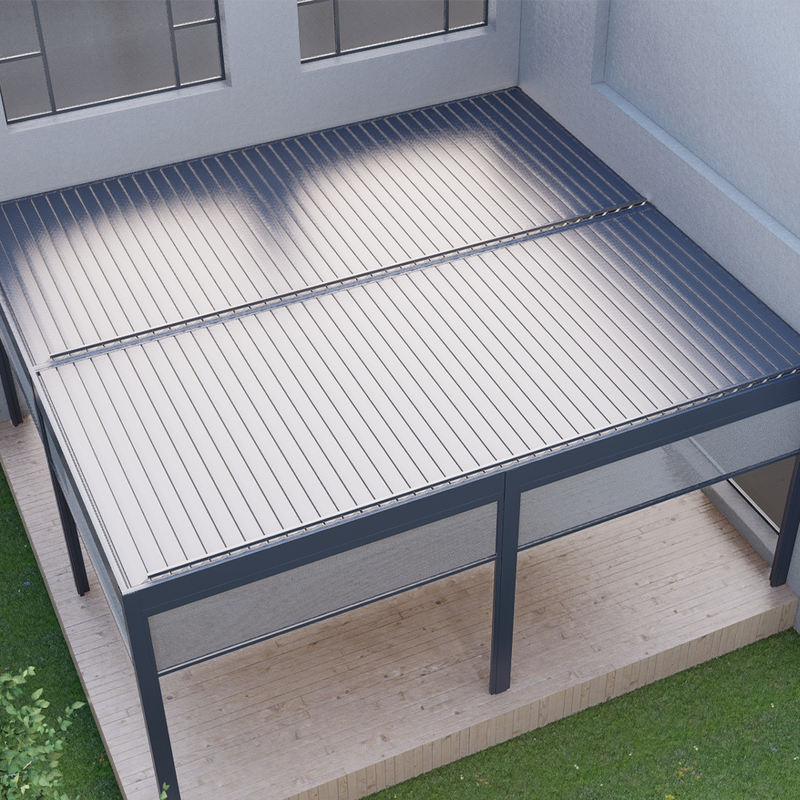 DIY Modern Pergola Outdoor Garden Motorized