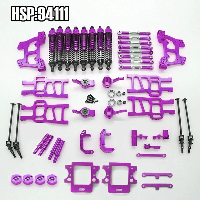 HSP Unlimited 1:10 Monster Truck HSP 94108 94111 All-Aluminum Alloy Upgrade Parts