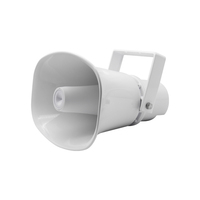 Altavoz de Bocina Activo Impermeable para Interiores y Exteriores, Altavoz de Bocina Potente de Largo Alcance para Escuelas