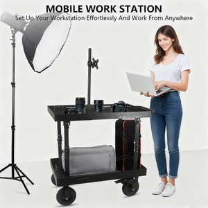 Prime Focus pliable Film télévision moniteur équipage voiture caméra de Production vidéo directeur professionnel chariot poste de travail pour le tournage - Product Image 5