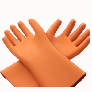Guantes Aislantes de Alto Voltaje AmpsafeX 25KV Clase 2, de Goma Antiestática, Impermeables y Resistentes a Desgarros, para Protección de Manos de Linieros - Product Image 3