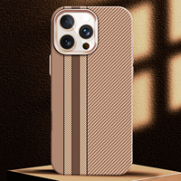 Koolstofvezel Luxe Magnetische Schokbestendig Voor Iphone Telefoon Hoesje Mannen