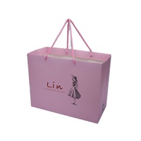 Petit sac en carton de style classique personnalisé impression numérique stratification de logo pour l'artisanat