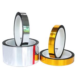 Pellicola PET Lucida Argento-Oro, Film Metallico Alluminato e Placcato Oro, Nastro Adesivo Riflettente a Specchio per Decorazioni Fai-da-Te - Product Image 2