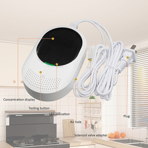 2025 New Arrival AC Power co Gas báo động Detector khí đốt tự nhiên cảm biến với solenoid valve - Product Image 6