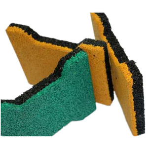 -En forma de hueso de perro de goma para suelos de baldosas para patio y jardín - Product Image 1