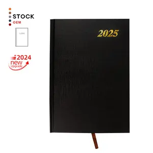 Fabricant ventes nouveau produit couverture rigide papier couché agenda quotidien calendrier logo personnalisé journal carnet