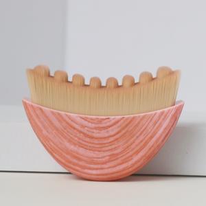 Pinceau de contour lymphatique pour le visage <span class=keywords><strong>et</strong></span> les yeux avec logo personnalisé - Conception ergonomique, nylon, drainage précis de la peau, massage, pinceau de maquillage unique - Product Image 5