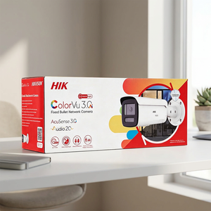Caméra hybride intelligente 4MP ColorVu DS-2CD2T47G3-LIS2UY/SL avec micro intégré, vision nocturne <span class=keywords><strong>Hikvision</strong></span>, caméra IP <span class=keywords><strong>Bullet</strong></span> 4MP - Product Image 6