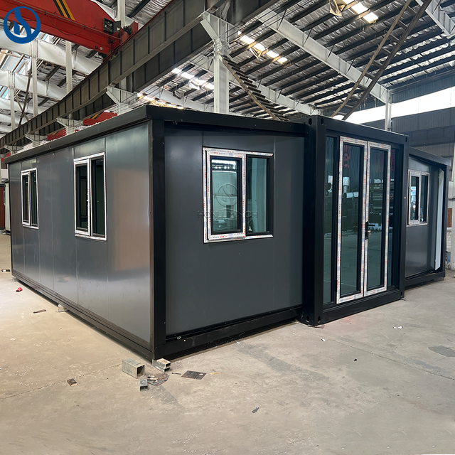 40Ft 30Ft 20Ft Prefab Expandable Container House Light Steel Folding Prefabricated Tiny Home Villa Foldable Modular House