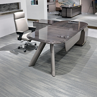 Moderno ufficio Executive Set contemporanea in legno CEO Workstation alla moda mobili modulari per il lavoro a casa