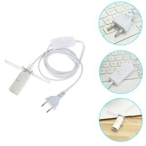 Portalámparas E14 con Cable de 1.8m, Casquillo de Rosca con Interruptor y Enchufe, Opciones EU, UK, AU, CN para Lámpara Colgante DIY - Product Image 4