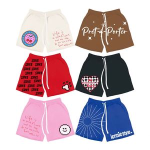 <b>High</b> Quality Custom Multi-Color 100% Polyester Men's Gym Shorts Breathable 5 Inch <b>Knee</b> Mid Waist Casual Shorts Sublimated Woolen - Product Image 1