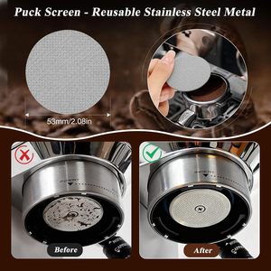 Kit de 7 Accesorios para Espresso con Tamper, Herramienta WDT, Distribuidor, Estación de Apisonamiento, Embudo Dosificador, Cepillo y Filtro de Puck para Cafetería en Casa - Product Image 5