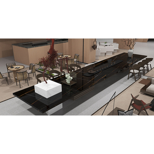 โต๊ะอาหารเซรามิกหินเผาผิวขัดเงา กันลื่น ทนกรด ทันสมัย สำหรับห้องโถง ห้องนั่งเล่น ห้องนอน และกลางแจ้ง - Product Image 3