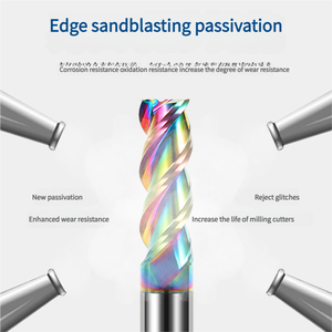 Frese in Carburo Rivestite di Diamante di Classe Iridio Personalizzate OEM/ODM, Utensili da Taglio a Quattro Scanalature Lavorati a CNC - Product Image 6