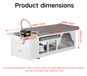 سرير التدليك التايلاندي الكهربائي لغسيل الشعر مع تدوير المياه لصالونات التجميل صالون الحلاقة خدمات الشامبو للشعر - Product Image 3