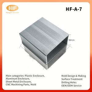 Custom CNC Anodized Extruded Aluminum Extrusion Enclosure Case Analog Signal Controller <b>Boxes</b> Housing - Product Image 3