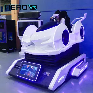 HEROVR F1 Simulador de Carro 9D VR Máquina de Jogo de Corrida de Velocidade Com Plataforma Elétrica Dinâmica