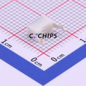 SKHLAAA010 Push Button Switch Through hole Switch Single Pole Single Throw Rectangle Button Right Angle Insert 50mA - Product Image 2