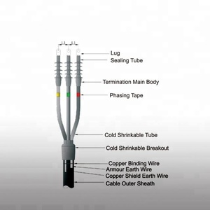 ชุดอุปกรณ์ต่อสายเคเบิลแบบหดตัวด้วยความเย็น คุณภาพสูง 11kv 3 แกน สำหรับใช้งานภายใน/ภายนอกอาคาร พร้อมยางซิลิโคนเชื่อมต่อ - ได้รับการรับรองมาตรฐาน ISO - Product Image 5