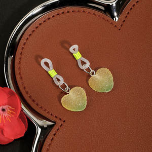Pinzas de pecho suaves Candy Q con diseño de corazón mate, juguetes de coqueteo SM para mujeres, juegos para parejas adultas - Product Image 5