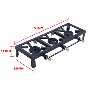 Estufa de <span class=keywords><strong>Gas</strong></span> Comercial para Mostrador, Hierro Fundido de Alta Resistencia, Rendimiento Confiable para Cocina Comercial - Product Image 6
