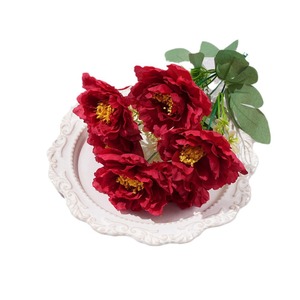Artificial Peony <b>Flowers</b> <b>Silk</b> <b>Flower</b> Wedding Decorations Handmade Injection Molding China - Product Image 5